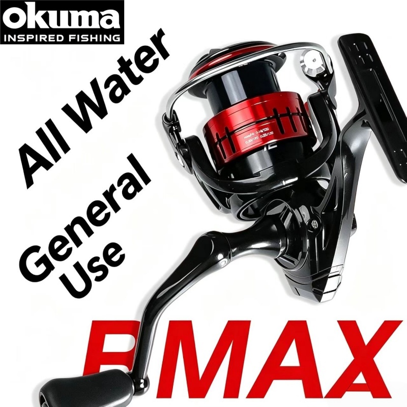 Abu Garcia Reel Max - รอกตกปลาแบบสปินนิ่ง Okuma BMA รอกตกปลาแบบดึงสำหรับตกปลาในน้ำเค็ม/น้ำจืด อุปกรณ์ตกปลา รุ่น