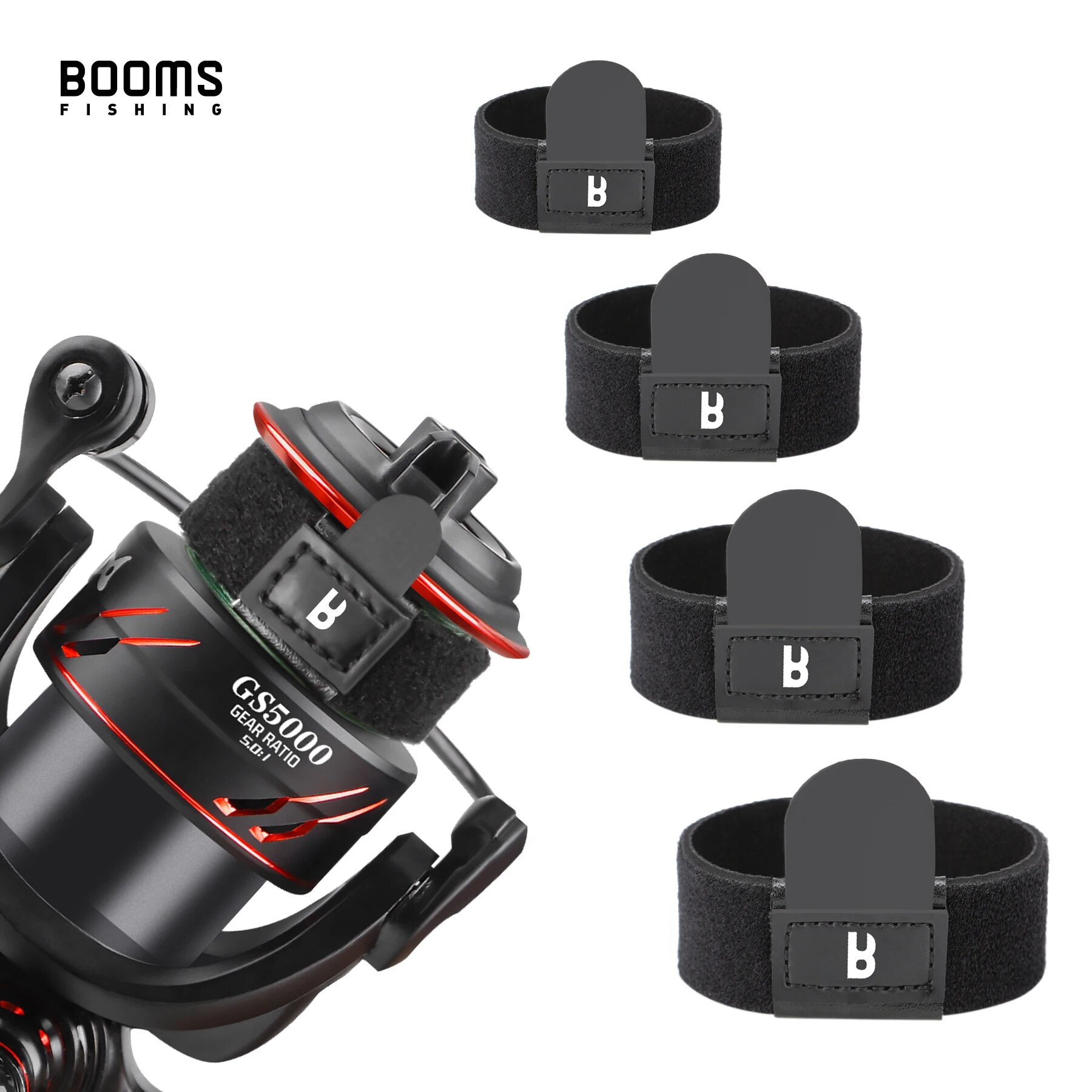 Spinning Reel - Booms SB1ตกปลา4ชิ้นรอกสปินนิ่งปกป้องฝาครอบสายโพลีเอสเตอร์ถ้วยถ้วยอุปกรณ์เสริมรอกตกปลา